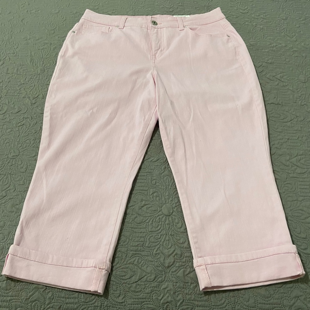 Style & Co Curvy Capri (Mid Rise) Med.